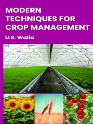 cover image of Modern Techniques For Crop Management